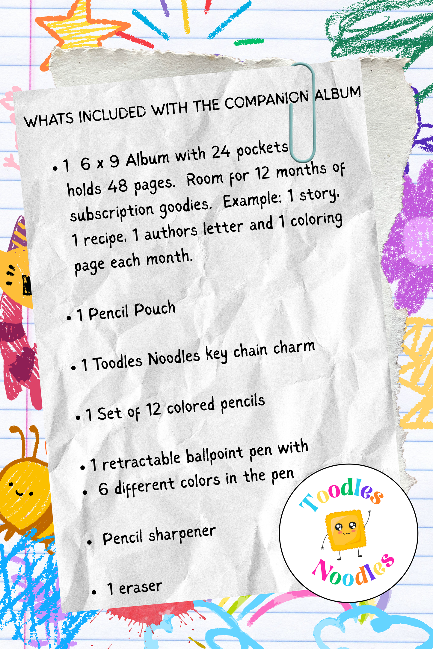 "Toodles Noodles Mail Club" Companion Album